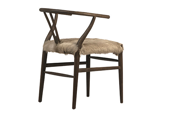 BADEN DINING CHAIR - BROWN