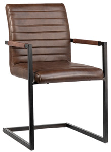FAB   DINING CHAIR - BROWN